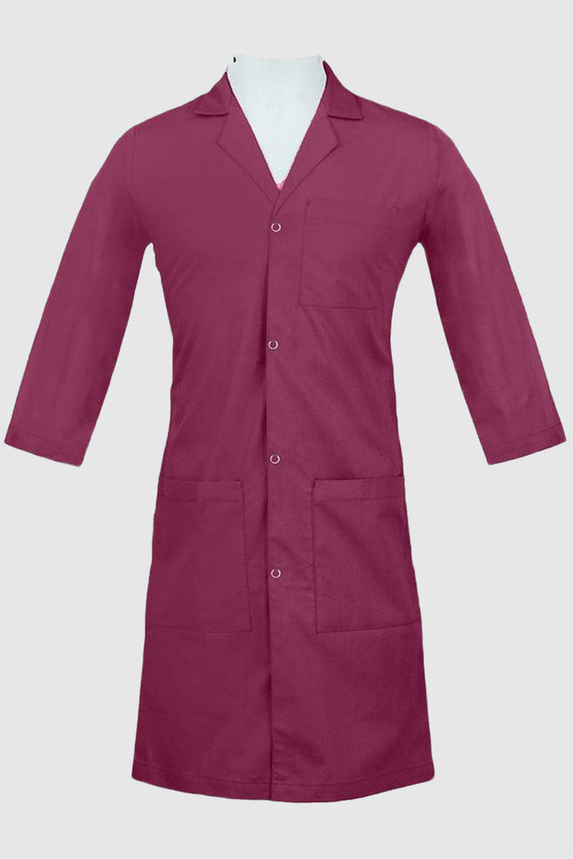 Panda Uniform Unisex Snap Front 40 Inch Lab coat