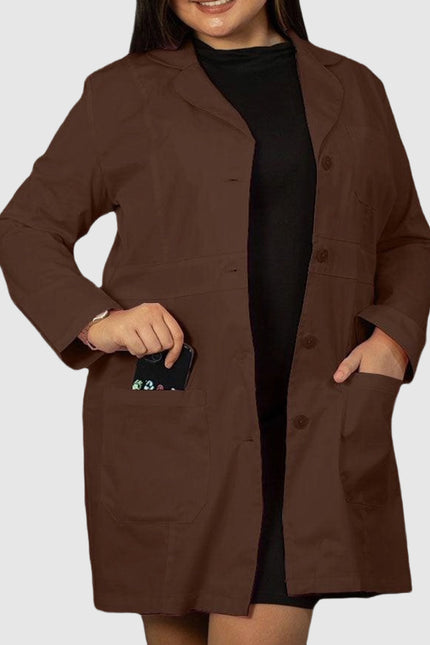 Panda Uniform Custom Women 34 Inch Medical Consultation Lab Coat