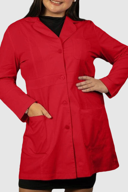 Panda Uniform Custom Women 34 Inch Medical Consultation Lab Coat