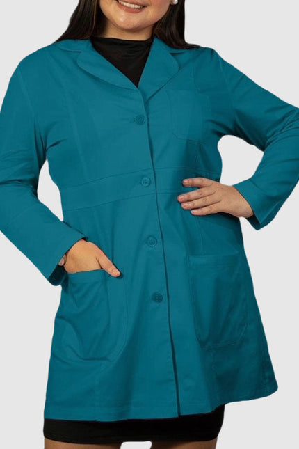 Panda Uniform Custom Women 34 Inch Medical Consultation Lab Coat