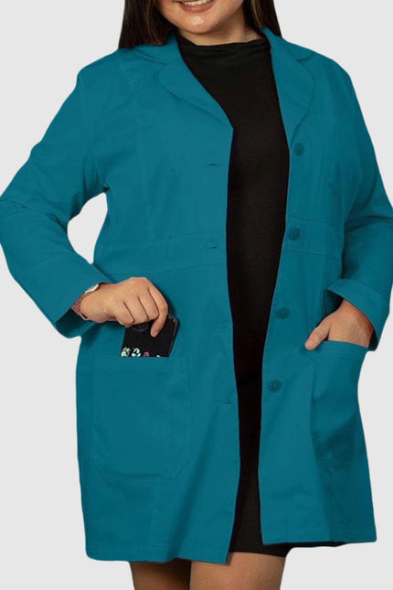 Panda Uniform Custom Women 34 Inch Medical Consultation Lab Coat