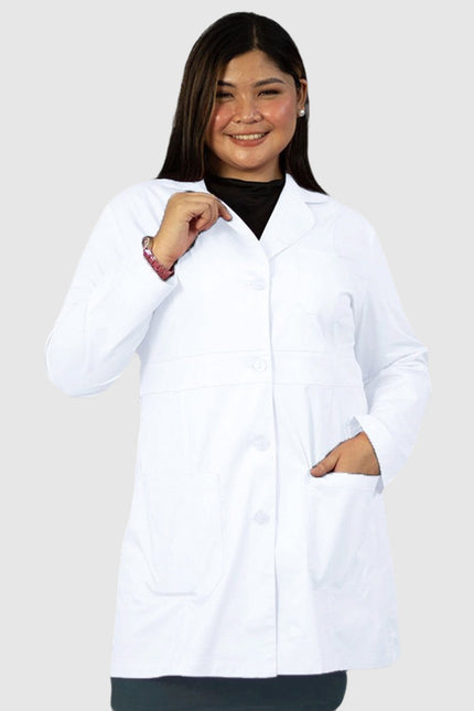Panda Uniform Custom Women 34 Inch Medical Consultation Lab Coat