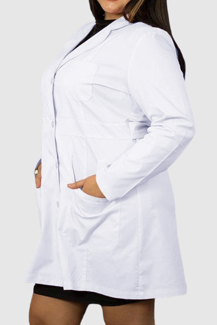 Panda Uniform Custom Women 34 Inch Medical Consultation Lab Coat