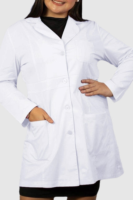 Panda Uniform Custom Women 34 Inch Medical Consultation Lab Coat