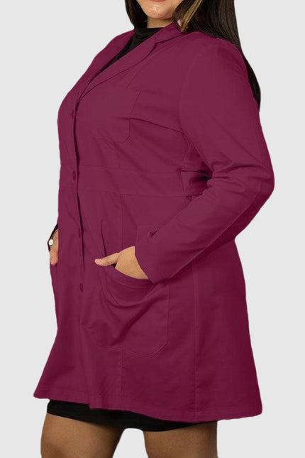 Panda Uniform Custom Women 34 Inch Medical Consultation Lab Coat