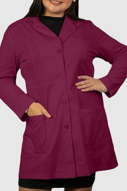 Panda Uniform Custom Women 34 Inch Medical Consultation Lab Coat