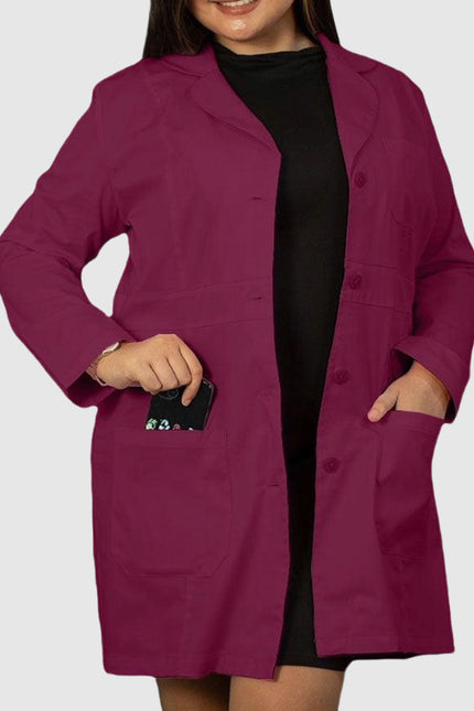 Panda Uniform Custom Women 34 Inch Medical Consultation Lab Coat