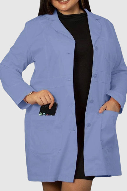 Panda Uniform Custom Women 34 Inch Medical Consultation Lab Coat
