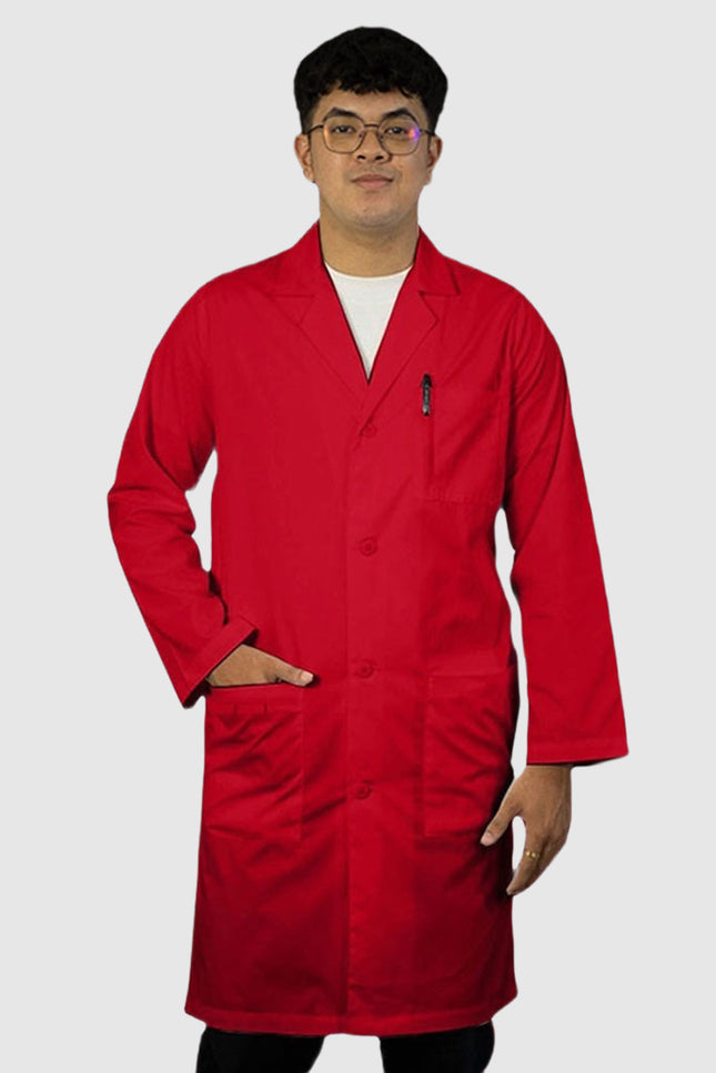 Panda Uniform Unisex 40 Inch Colored Lab Coat