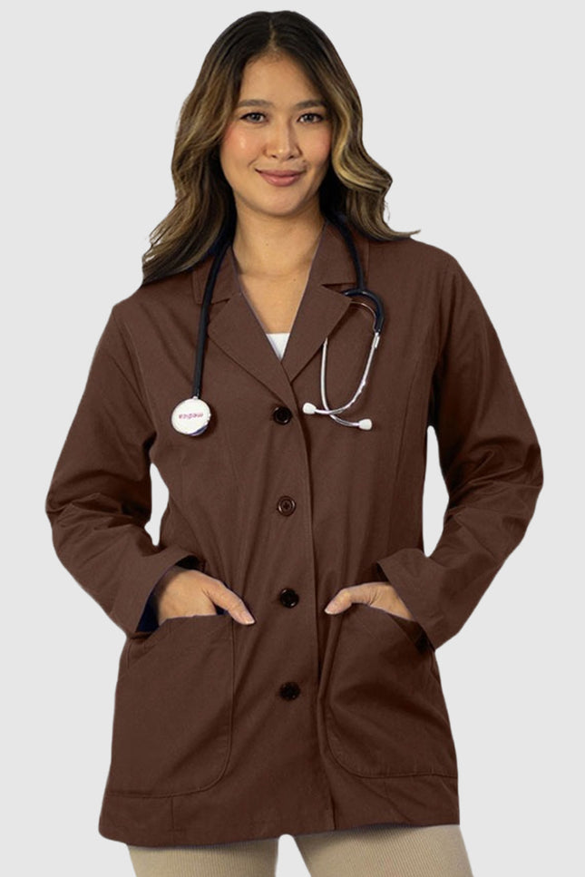 Panda Uniform Women's 29 Inch Short Lab Coat - Made In USA