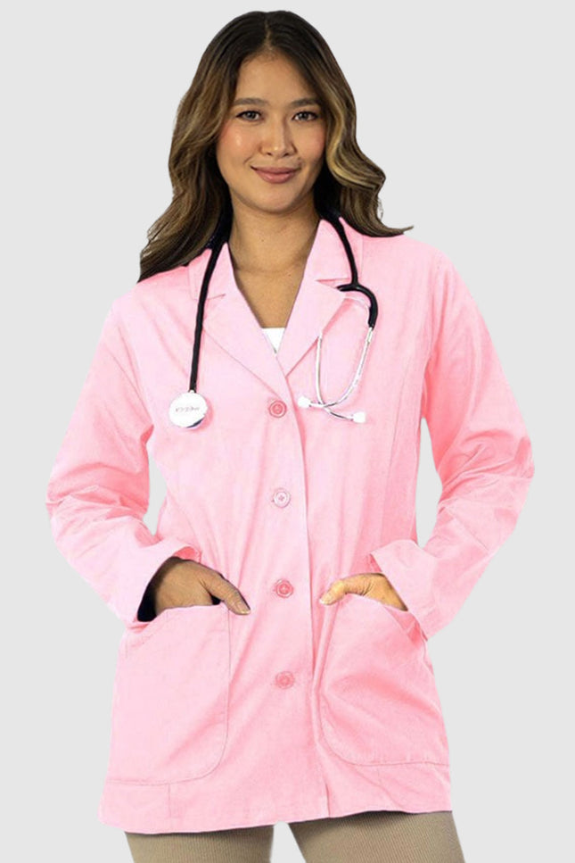Panda Uniform Women's 29 Inch Short Lab Coat - Made In USA