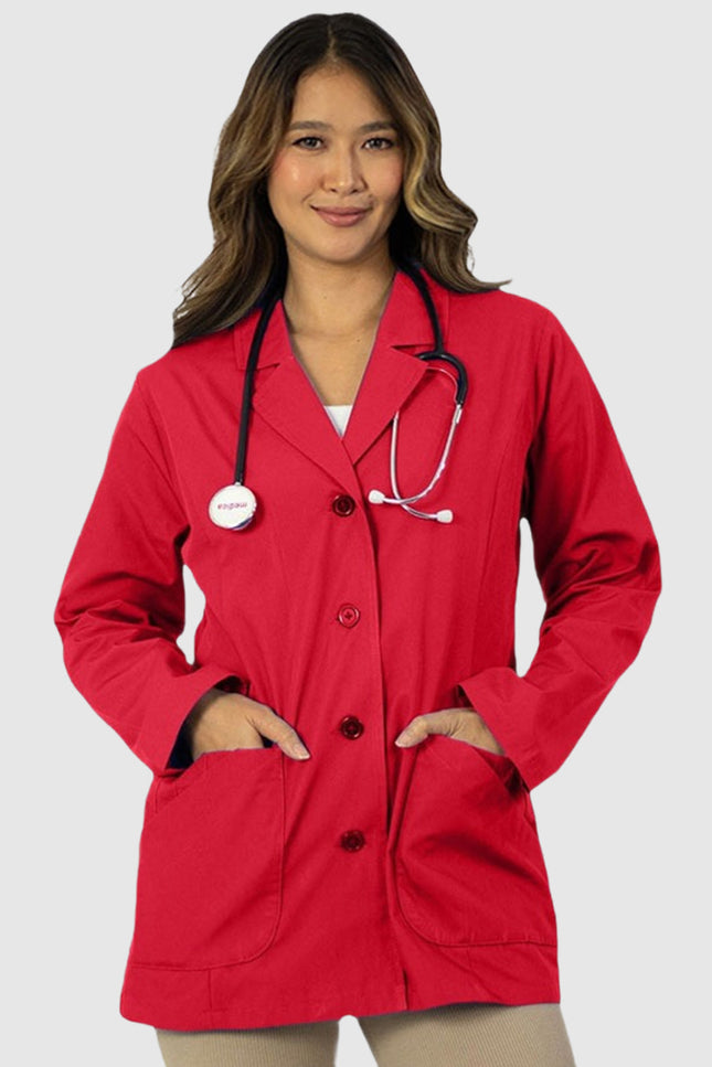 Panda Uniform Women's 29 Inch Short Lab Coat - Made In USA