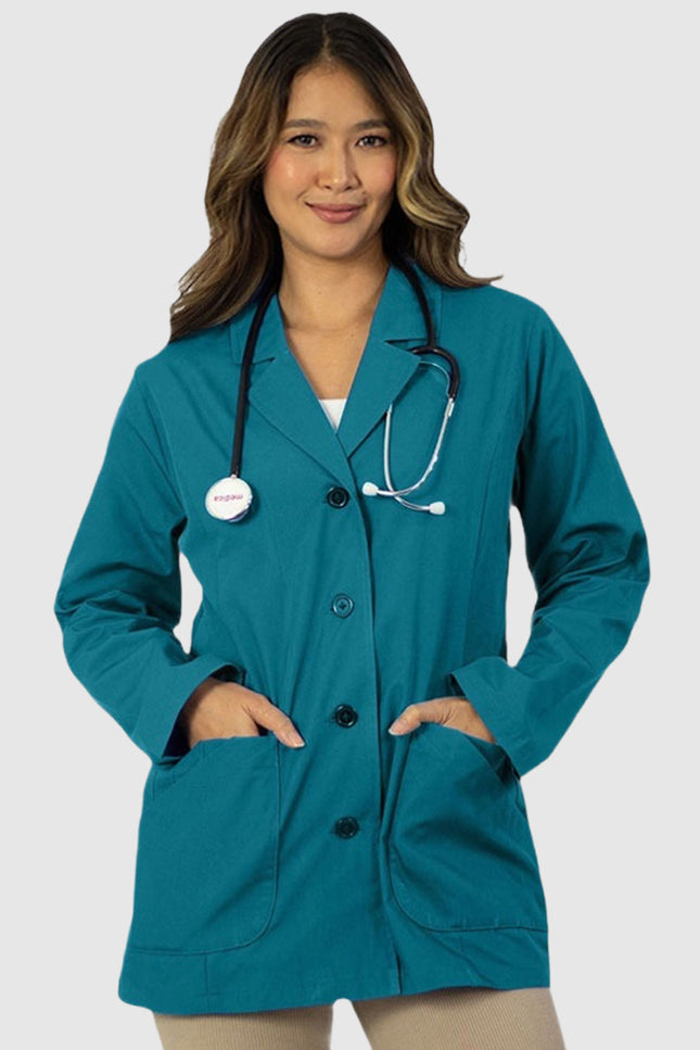 Panda Uniform Women's 29 Inch Short Lab Coat - Made In USA