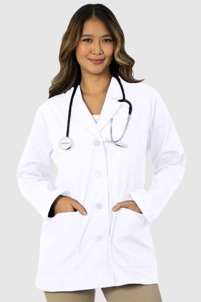 Panda Uniform Women's 29 Inch Short Lab Coat - Made In USA