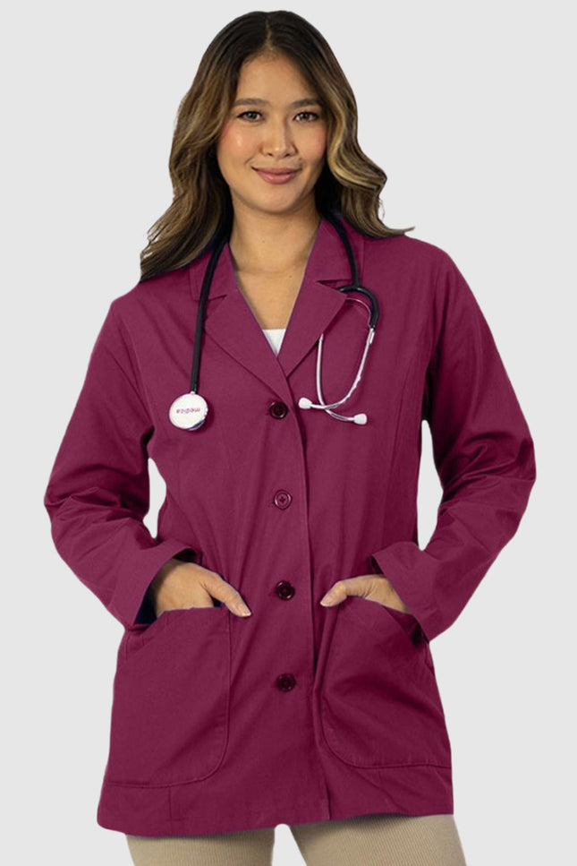 Panda Uniform Women's 29 Inch Short Lab Coat - Made In USA