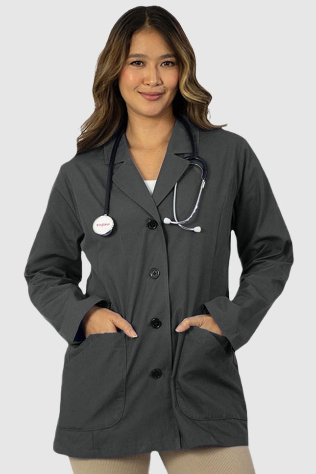 Panda Uniform Women's 29 Inch Short Lab Coat - Made In USA