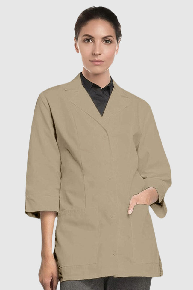 Panda Uniform Women's 30 Inch length Colored Lab Coat - Made In USA