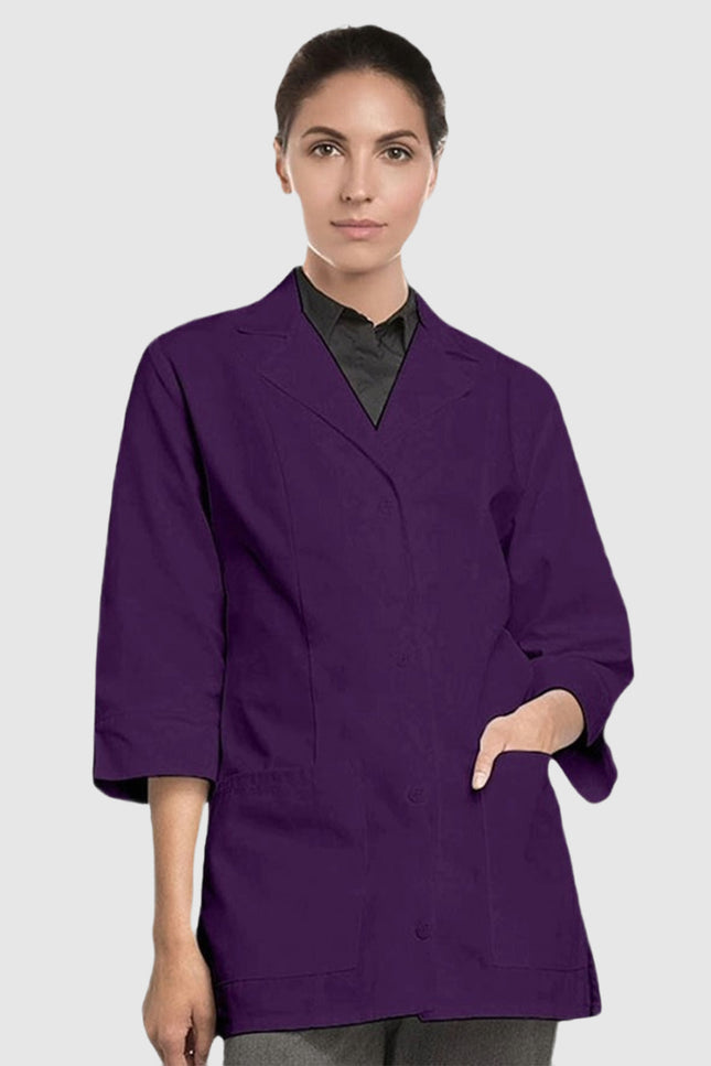 Panda Uniform Women's 30 Inch length Colored Lab Coat - Made In USA