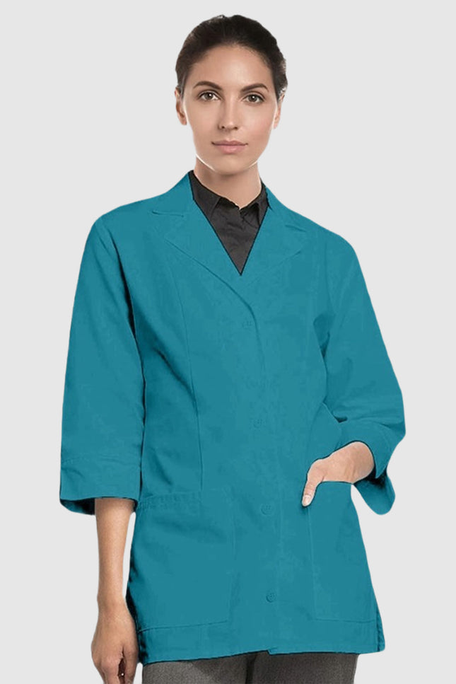 Panda Uniform Women's 30 Inch length Colored Lab Coat - Made In USA
