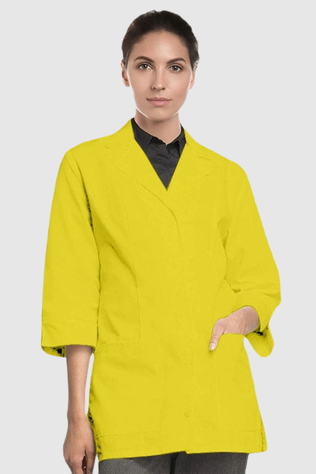Panda Uniform Women's 30 Inch length Colored Lab Coat - Made In USA