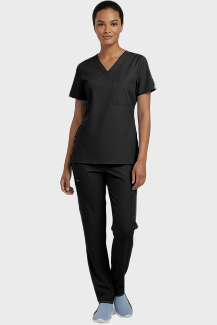 Panda Uniform Unisex V-neck Tunic Nursing Scrub Top