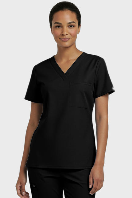 Panda Uniform Unisex V-neck Tunic Nursing Scrub Top