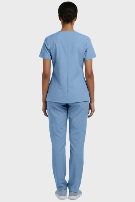 Panda Uniform Unisex V-neck Tunic Nursing Scrub Top