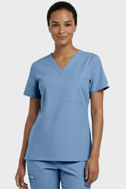 Panda Uniform Unisex V-neck Tunic Nursing Scrub Top