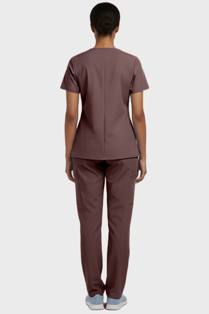 Panda Uniform Unisex V-neck Tunic Nursing Scrub Top