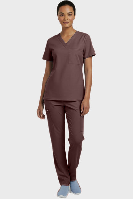 Panda Uniform Unisex V-neck Tunic Nursing Scrub Top
