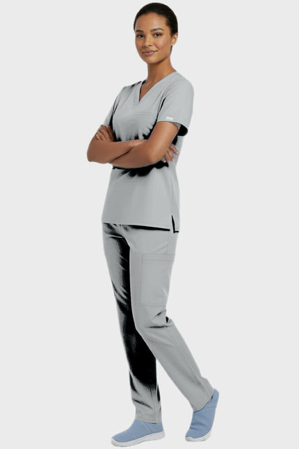 Panda Uniform Unisex V-neck Tunic Nursing Scrub Top