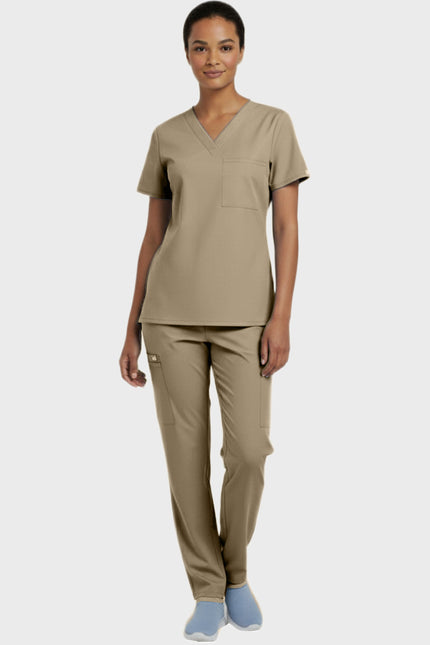 Panda Uniform Unisex V-neck Tunic Nursing Scrub Top