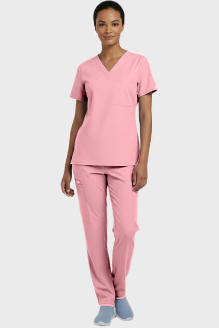 Panda Uniform Unisex V-neck Tunic Nursing Scrub Top