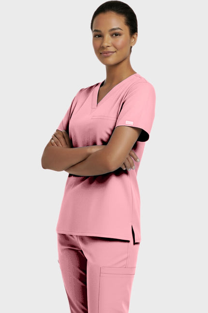 Panda Uniform Unisex V-neck Tunic Nursing Scrub Top