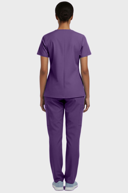 Panda Uniform Unisex V-neck Tunic Nursing Scrub Top