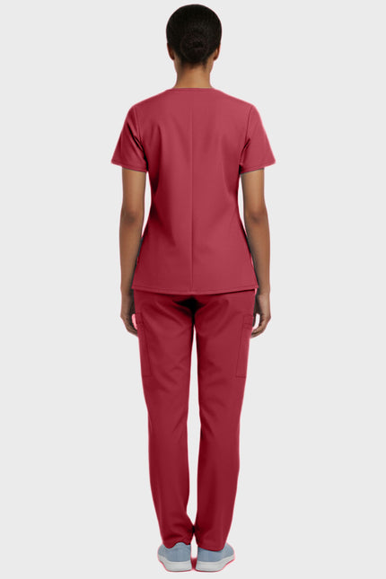 Panda Uniform Unisex V-neck Tunic Nursing Scrub Top