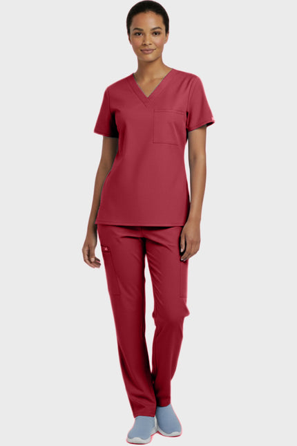 Panda Uniform Unisex V-neck Tunic Nursing Scrub Top