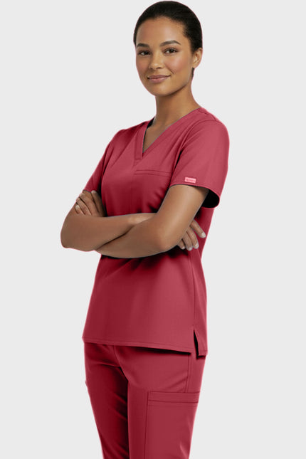 Panda Uniform Unisex V-neck Tunic Nursing Scrub Top