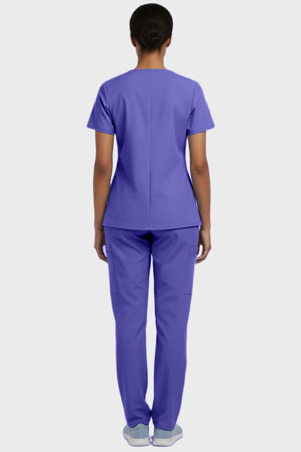 Panda Uniform Unisex V-neck Tunic Nursing Scrub Top