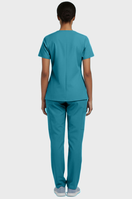 Panda Uniform Unisex V-neck Tunic Nursing Scrub Top