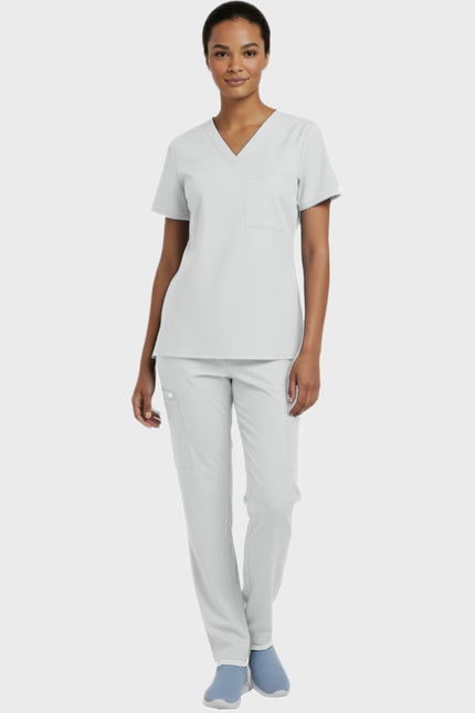 Panda Uniform Unisex V-neck Tunic Nursing Scrub Top