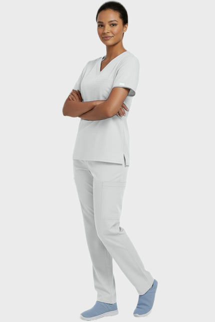 Panda Uniform Unisex V-neck Tunic Nursing Scrub Top