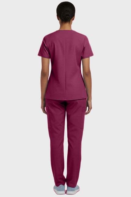 Panda Uniform Unisex V-neck Tunic Nursing Scrub Top