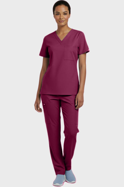 Panda Uniform Unisex V-neck Tunic Nursing Scrub Top