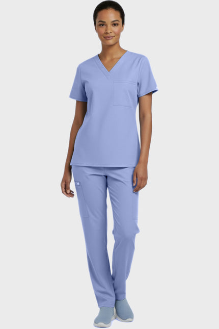 Panda Uniform Unisex V-neck Tunic Nursing Scrub Top