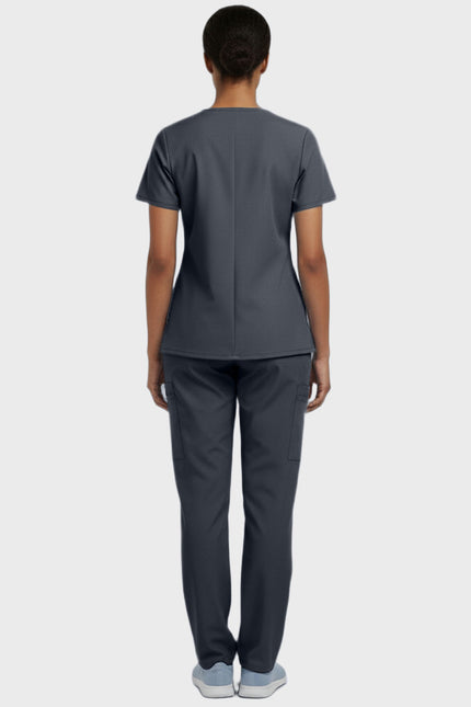 Panda Uniform Unisex V-neck Nursing Scrub Top