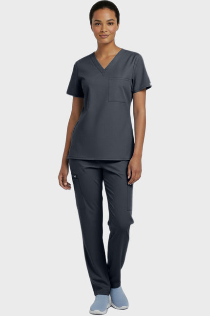 Panda Uniform Unisex V-neck Nursing Scrub Top