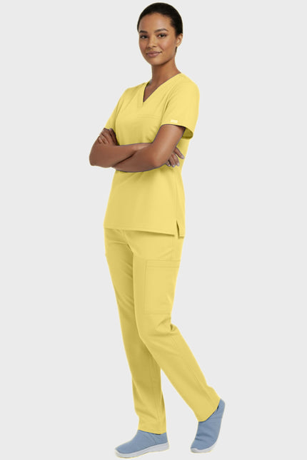 Panda Uniform Unisex V-neck Tunic Nursing Scrub Top