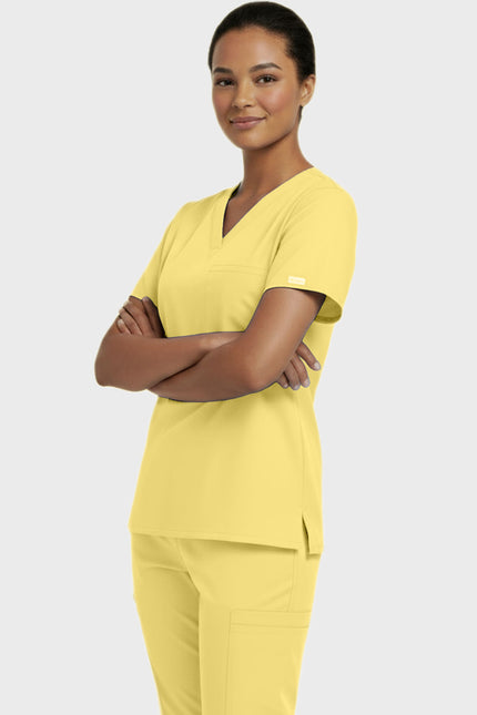 Panda Uniform Unisex V-neck Tunic Nursing Scrub Top