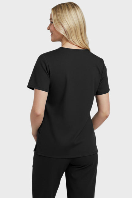 Panda Uniform Women's Two Pocket V-Neck Basic Nurse Scrub Top